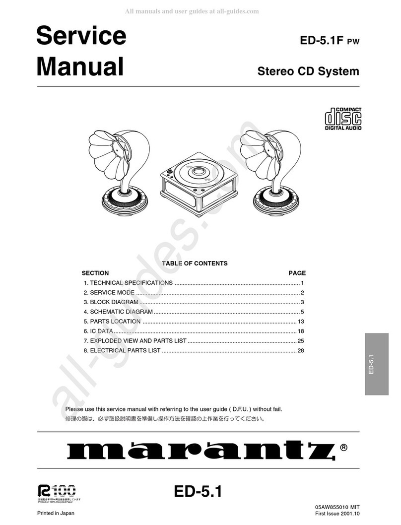 Marantz ED-5.1F PW User manual