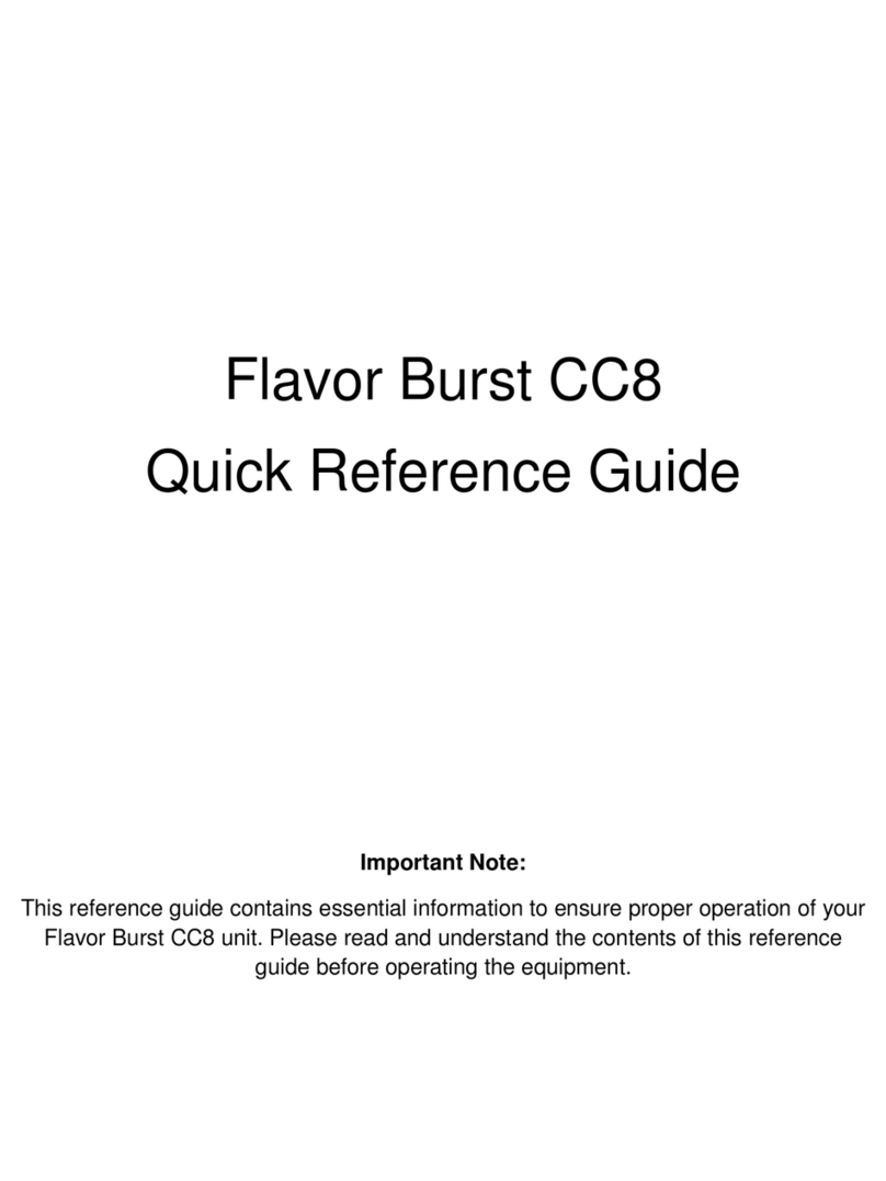 Flavor Burst CC8 User manual