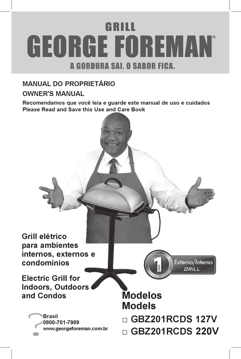 George Foreman GBZ201RCDS owner's manual