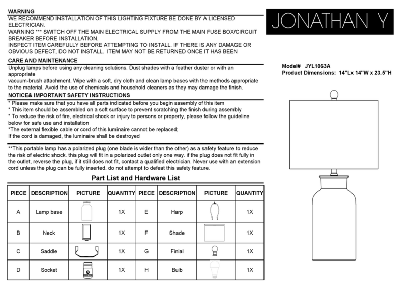 JONATHAN Y JYL1063A manual