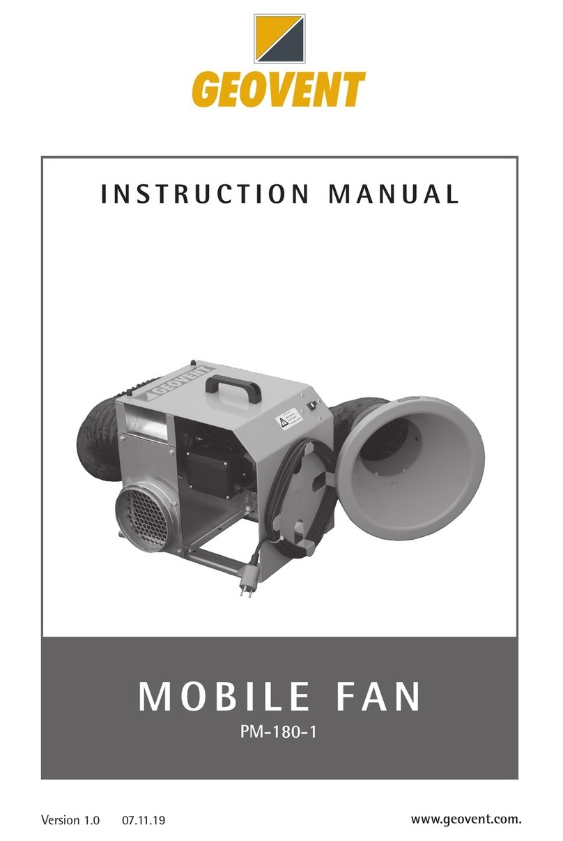 Geovent PM-180-1 instruction manual