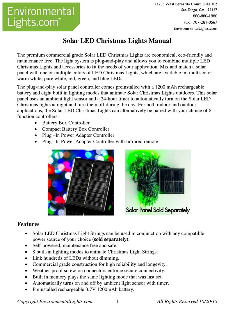 EnvironmentalLights.com solar-panel-1200-mah manual