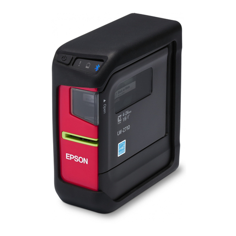 Epson LABELWORKS LW-Z710 User manual
