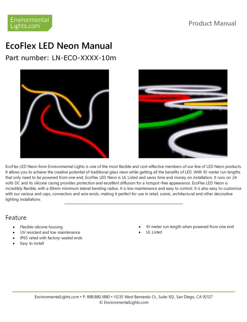 EnvironmentalLights.com LN-ECO 10m Series manual