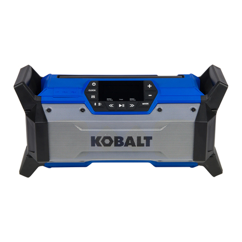 Kobalt KJR 124B-03 manual