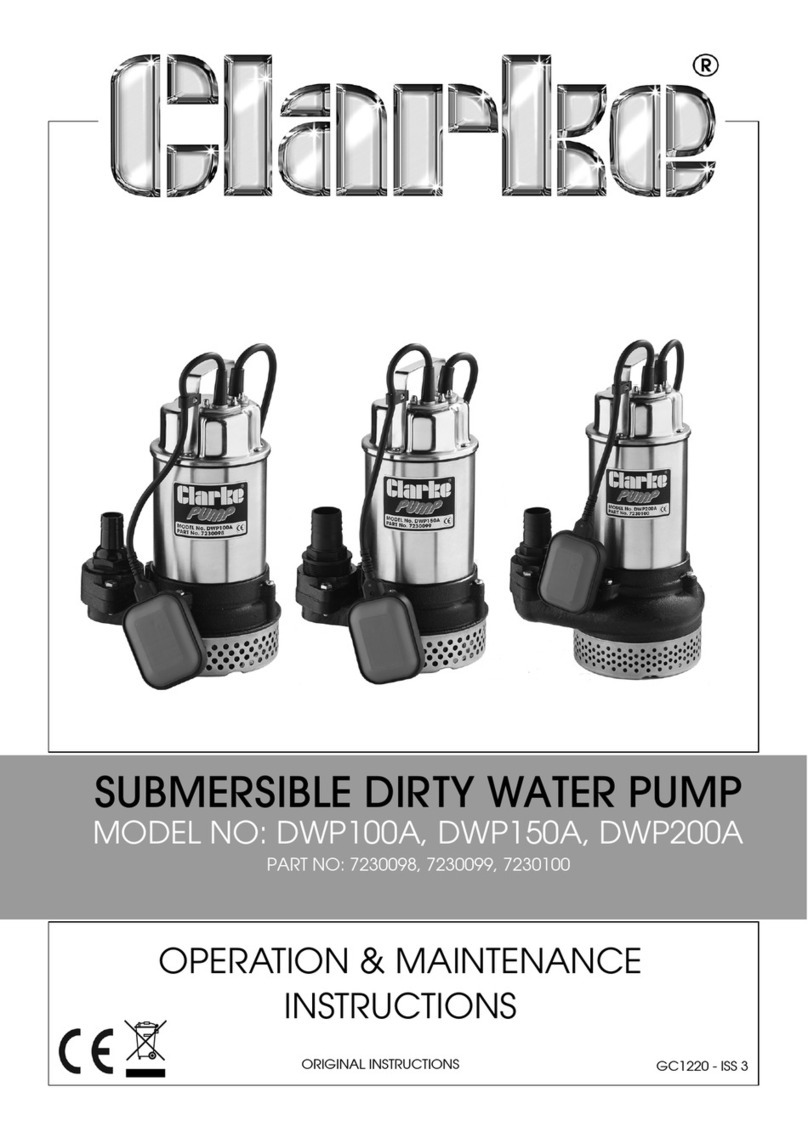Clarke DWP100A Instruction Manual Clarke DWP100A Instruction Manual