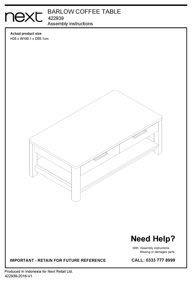 Next BARLOW 422939 User manual