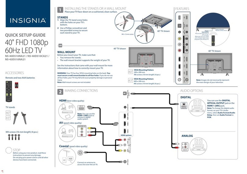Insignia NS-40D510CA21 User manual