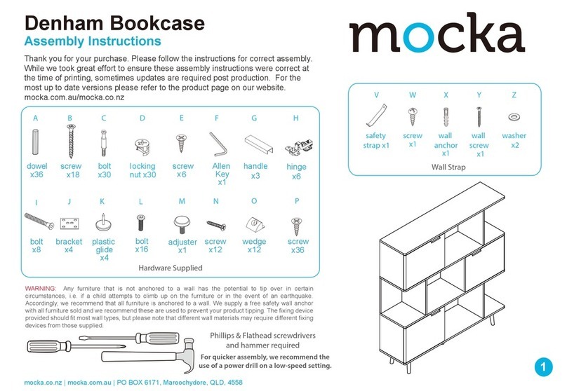 Mocka Denham Assembly instructions