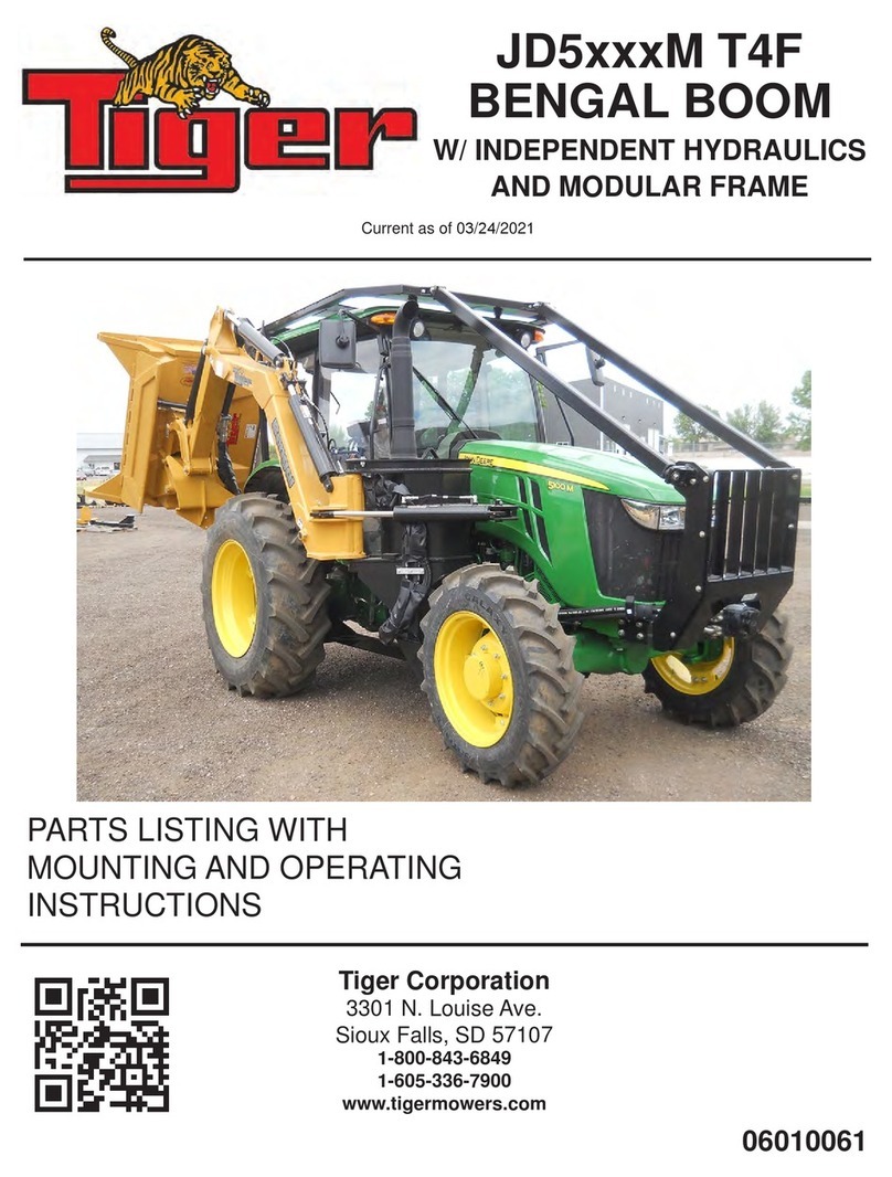 Tiger TRIPLE FLAIL JD5 M T4F Series Service manual