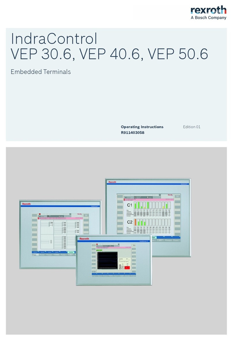 Bosch rexroth IndraControl VEP 30.6 operating instructions