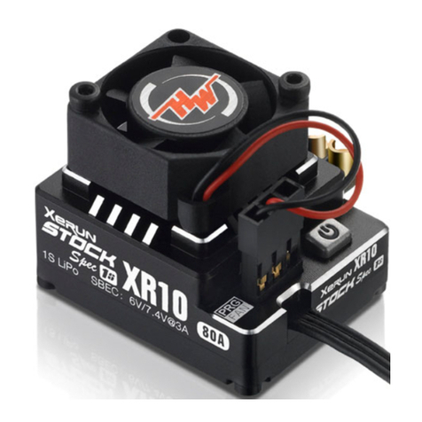 Hobby-Wing XERUN XR10 STOCK SPEC 1S User manual