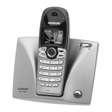 AUDIOLINE DECT6500B operating instructions