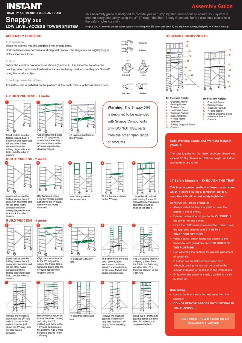Instant Upright Snappy 300 Assembly guide