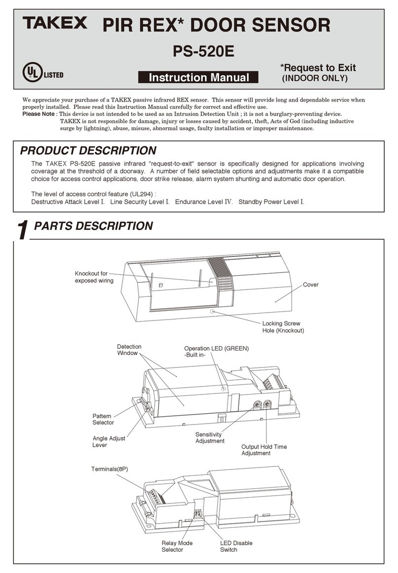 Takex PS-520E User manual