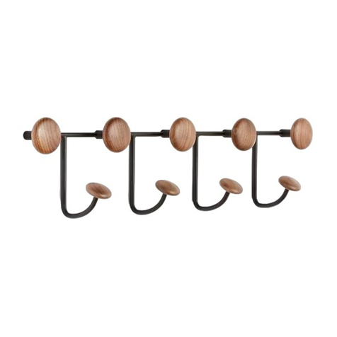 Williams-Sonoma Pebbled Hook Racks Assembly instructions Williams-Sonoma Pebbled Hook Racks Assembly instructions