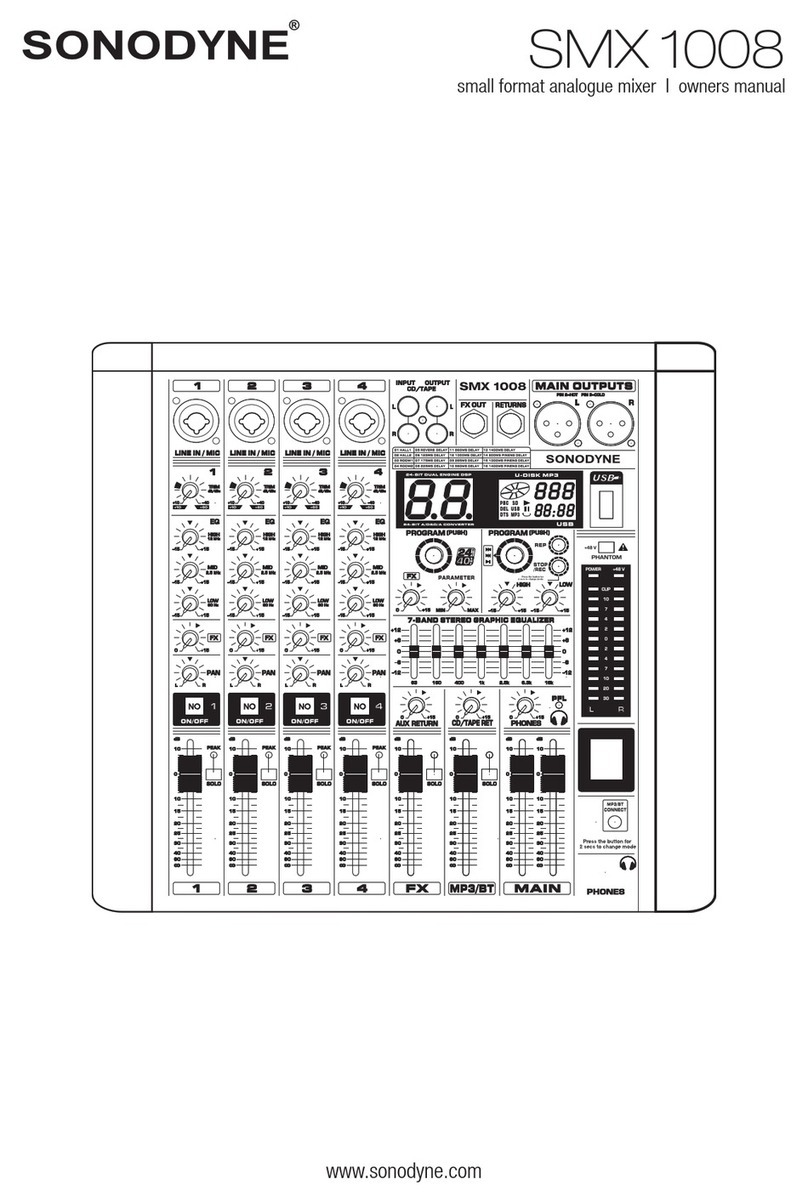 Sonodyne SMX 1008 User manual