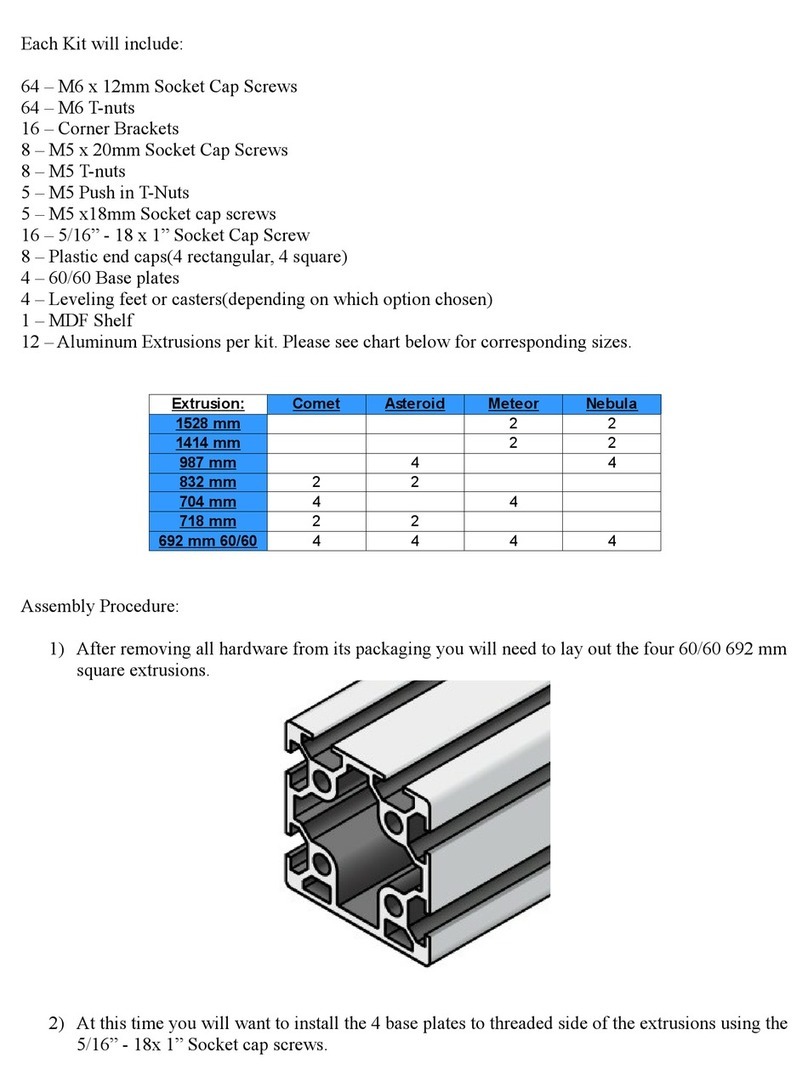 Probotix COMET Assembly procedure