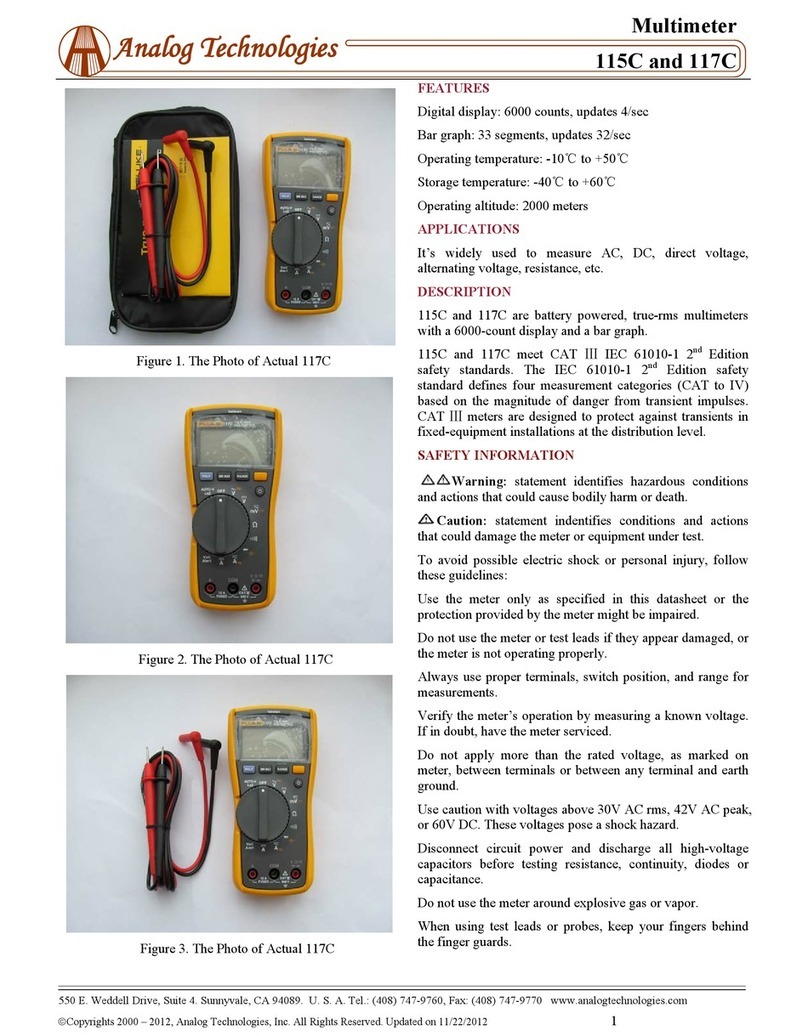 Analog Technologies 115C quick start guide