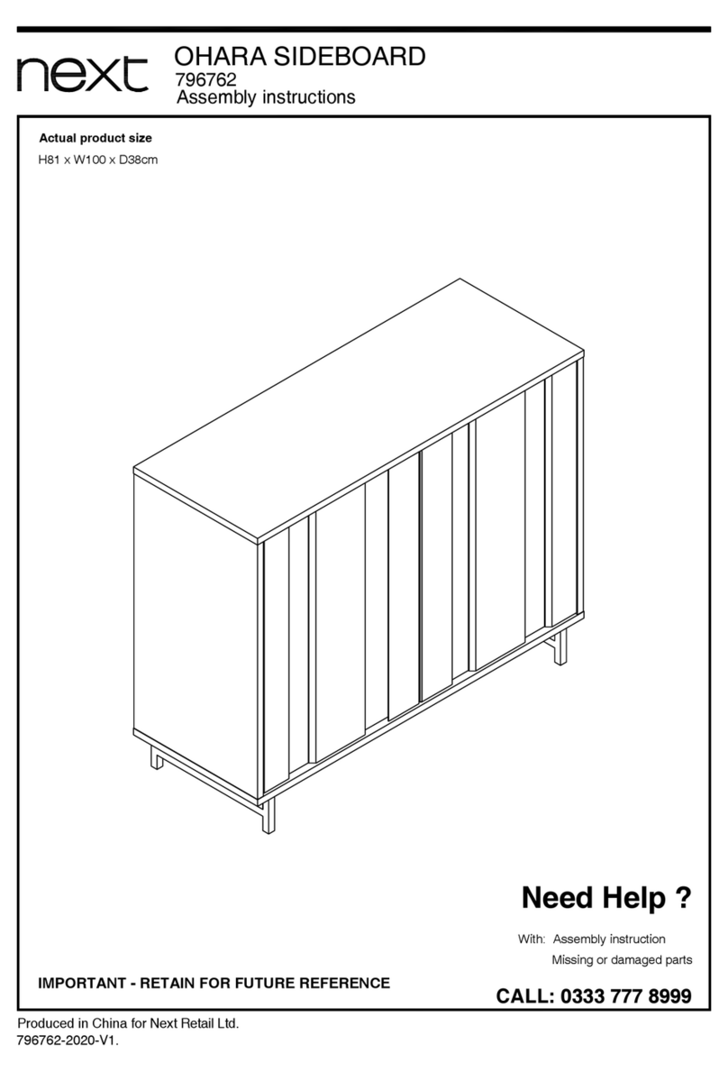 Next OHARA 796762 User manual Next OHARA 796762 User manual