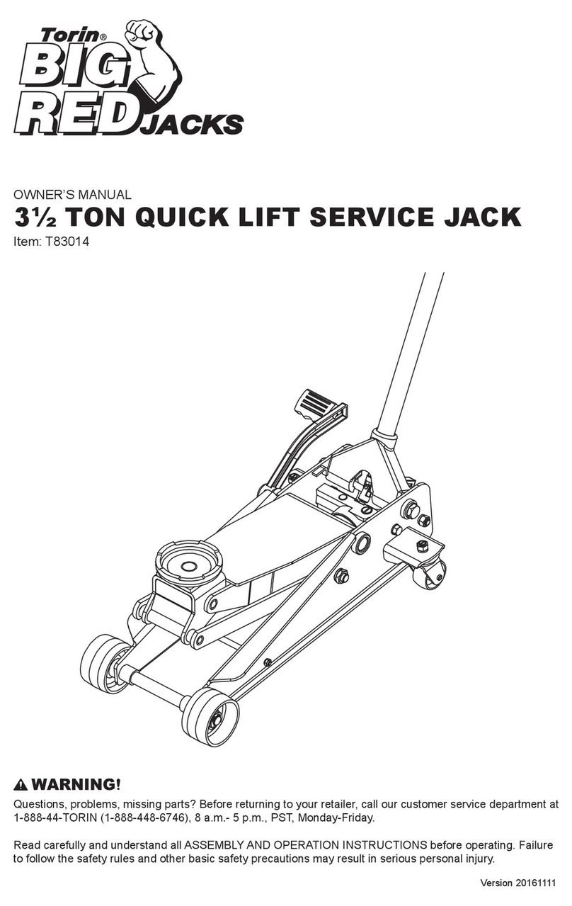 Torin BIG RED T83014 owner's manual