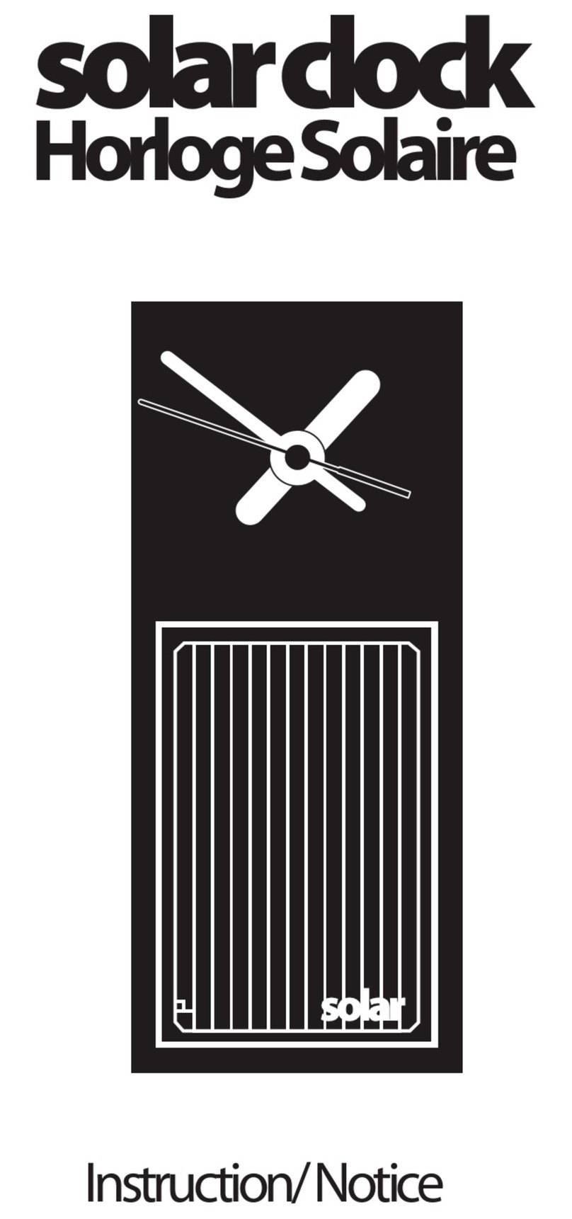 Suck UK Solar Clock Instruction