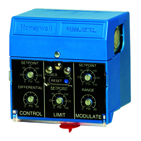 Honeywell Pressuretrol P7810C User manual