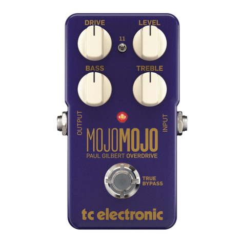 TC Electronic PAUL GILBERT EDITION MOJOMOJO quick start guide TC Electronic PAUL GILBERT EDITION MOJOMOJO quick start guide