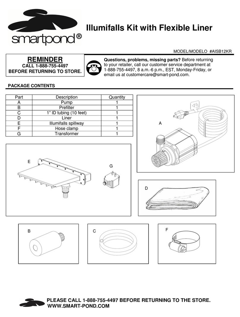 Smartpond AISB12KR User manual