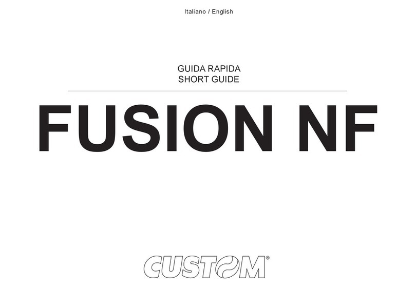 Custom Audio Electronics FUSION NF Supplement Custom Audio Electronics FUSION NF Supplement