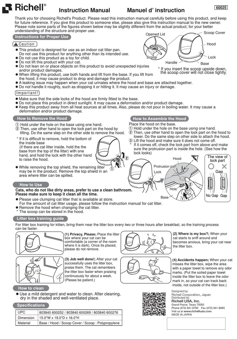 Richell 60025 instruction manual