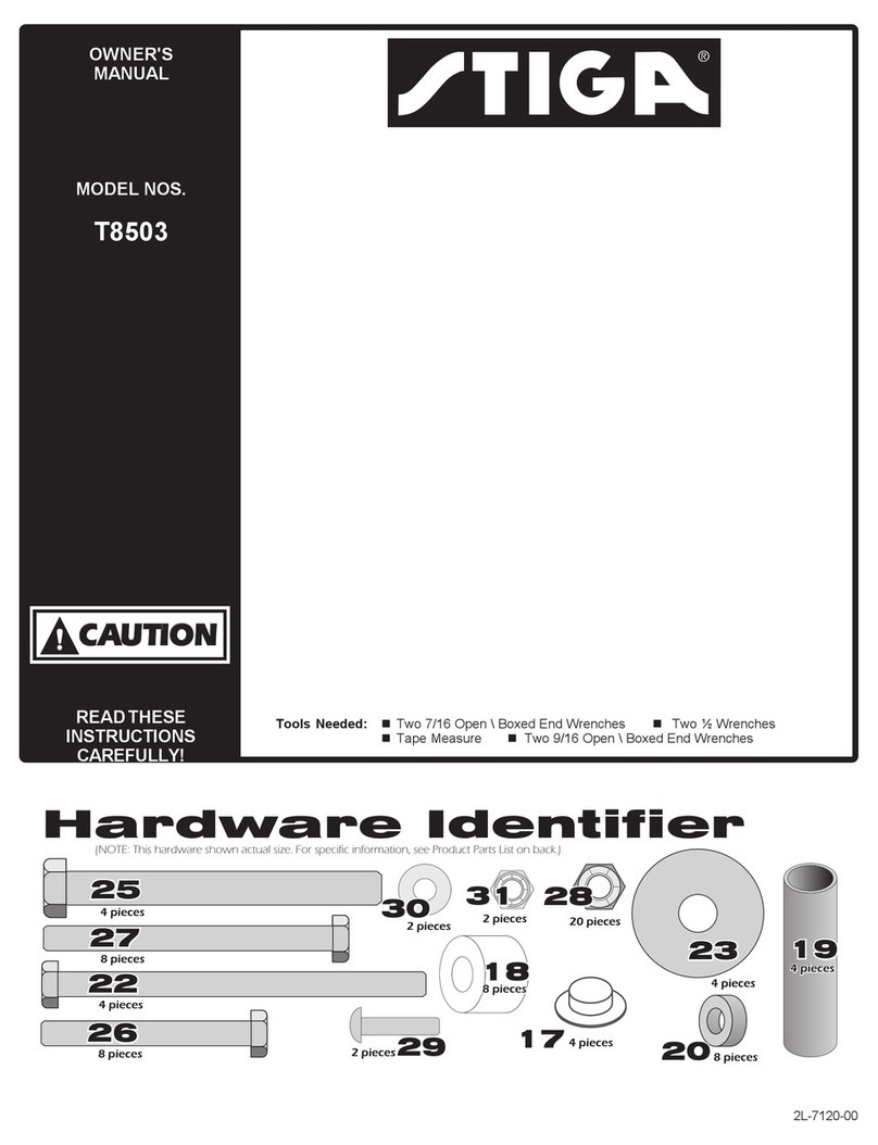 TIGA T8503 owner's manual