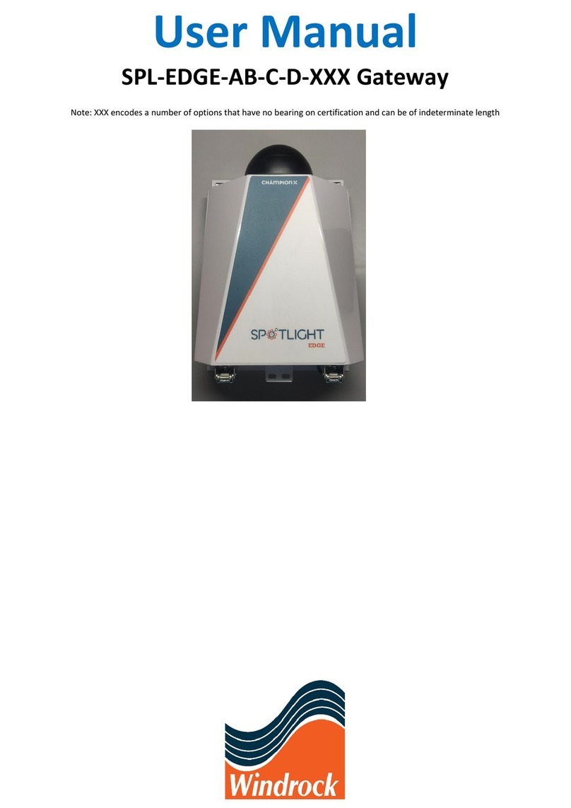 Windrock SPL-EDGE-AB-C-D Series user manual