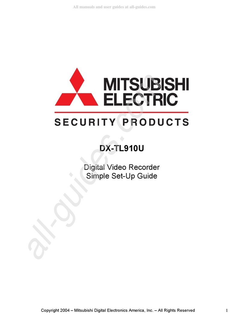 Mitsubishi Electric DX-TL910U User manual