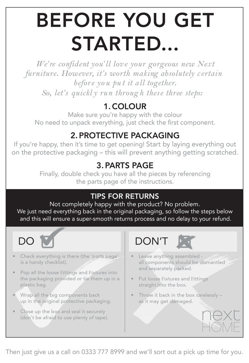 Next ZOLA 145445 User manual