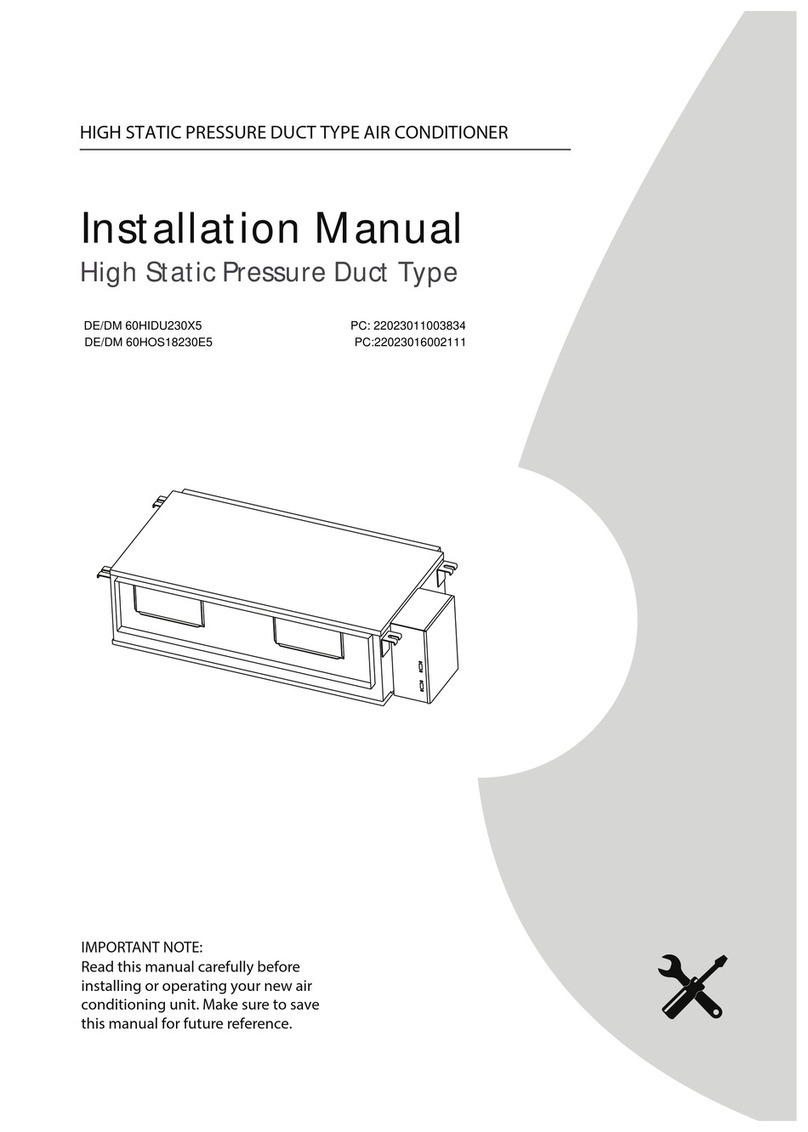 Carrier DE 60HIDU230X5 User manual