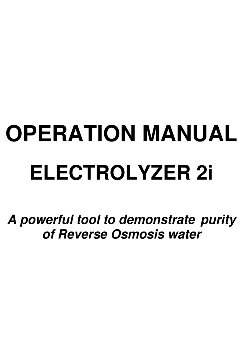 Trans instruments ELECTROLYZER Operation manual