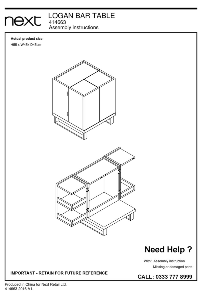Next 414663 Assembly instructions