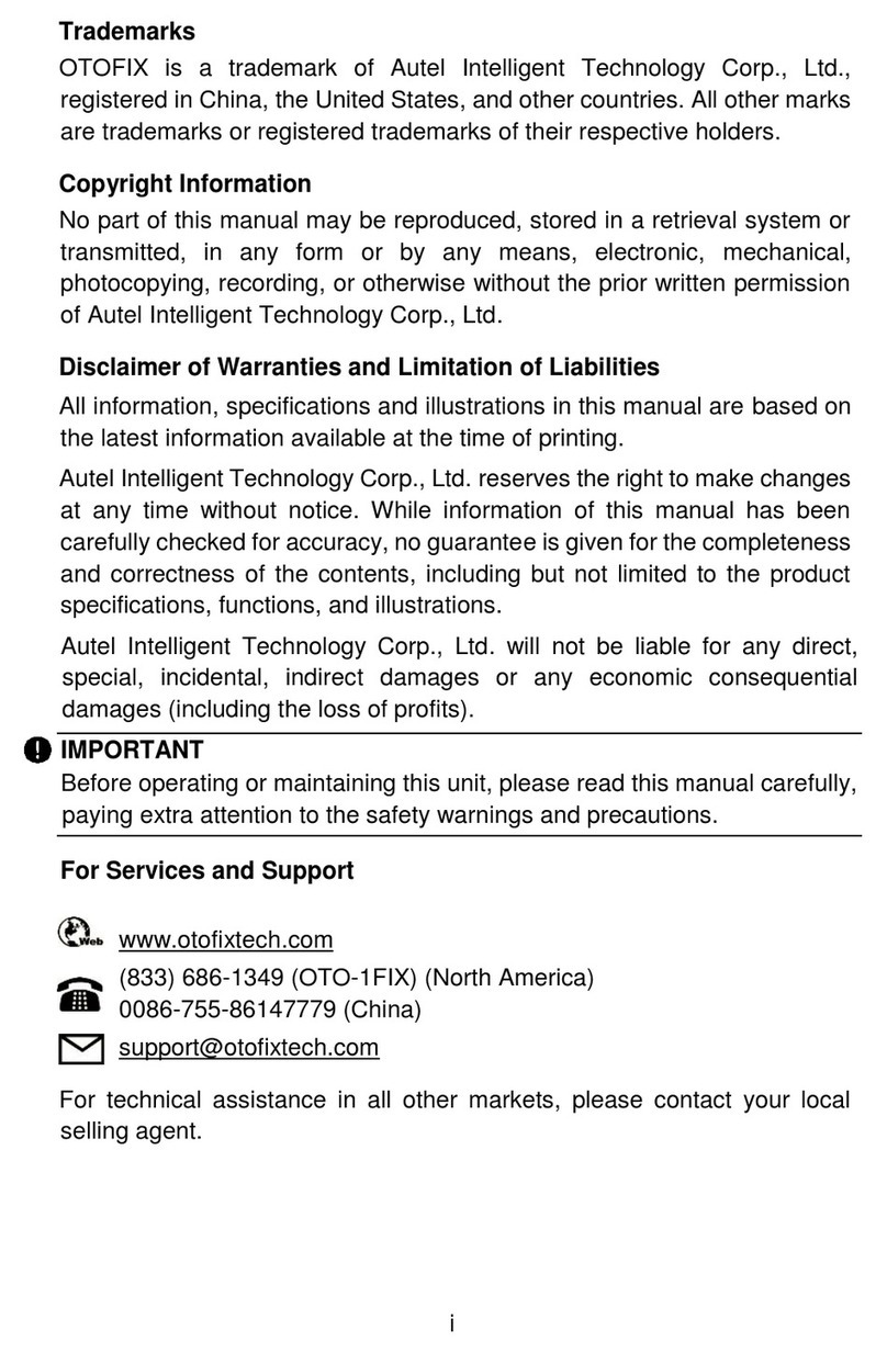 Autel OTOFIX BT1 manual
