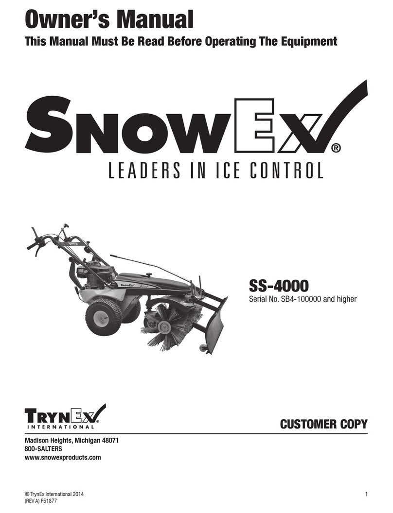 SnowEx SB4-100000 owner's manual
