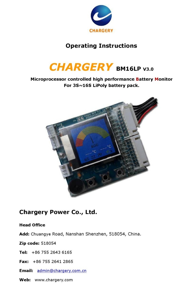 Chargery BM16LP V3.0 operating instructions