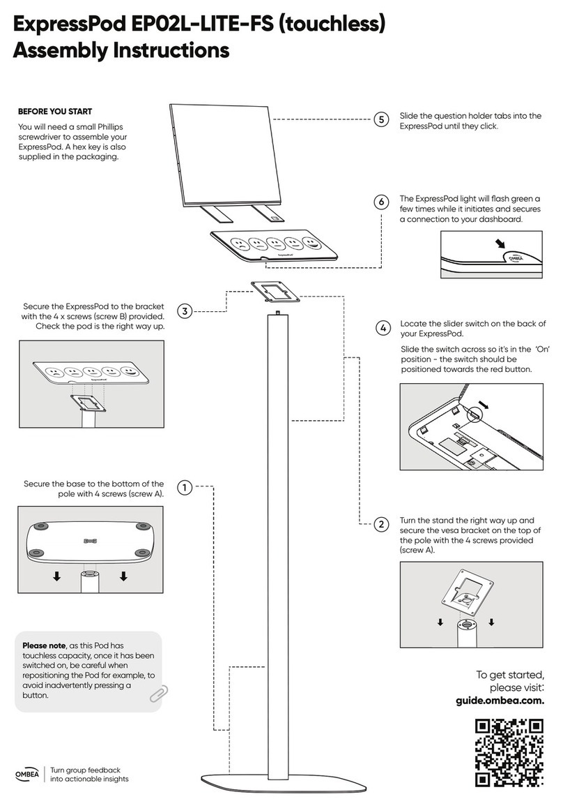OMBEA ExpressPod EP02L-LITE-FS User manual