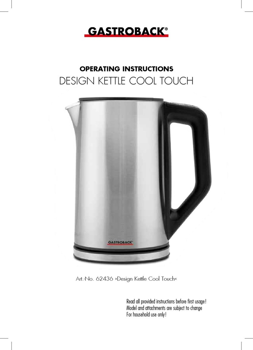 Gastroback 62436 User manual