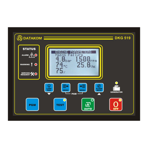 Datakom DKG-519 user manual