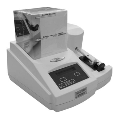 Advanced Instruments 3320 User manual