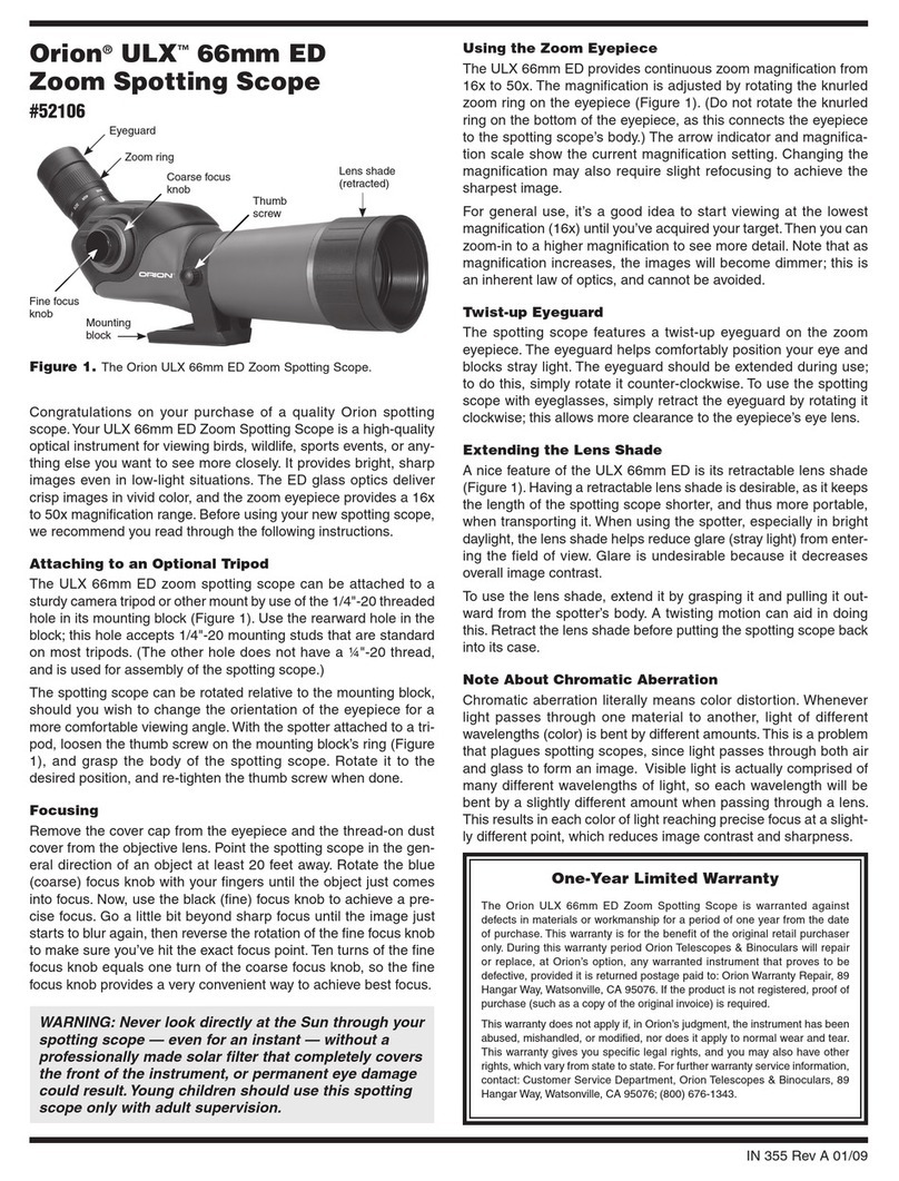Orion ULX 52106 User manual
