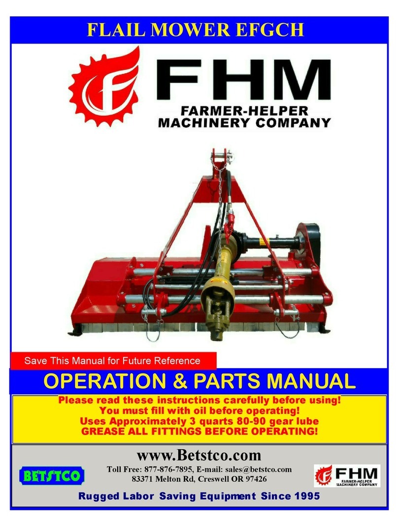 FHM Value Leader EFGCH Series Operations & parts manual
