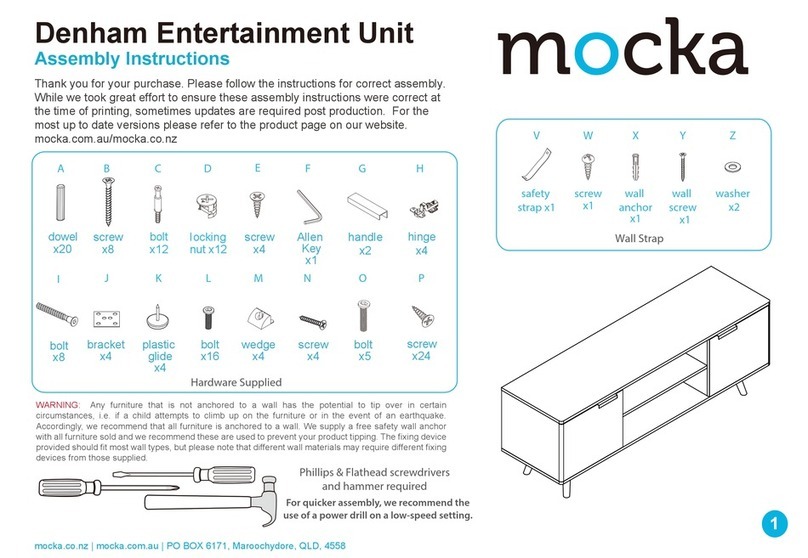 Mocka Denham Assembly instructions