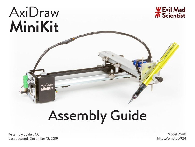 Evil Mad Scientist AxiDraw MiniKit Assembly guide