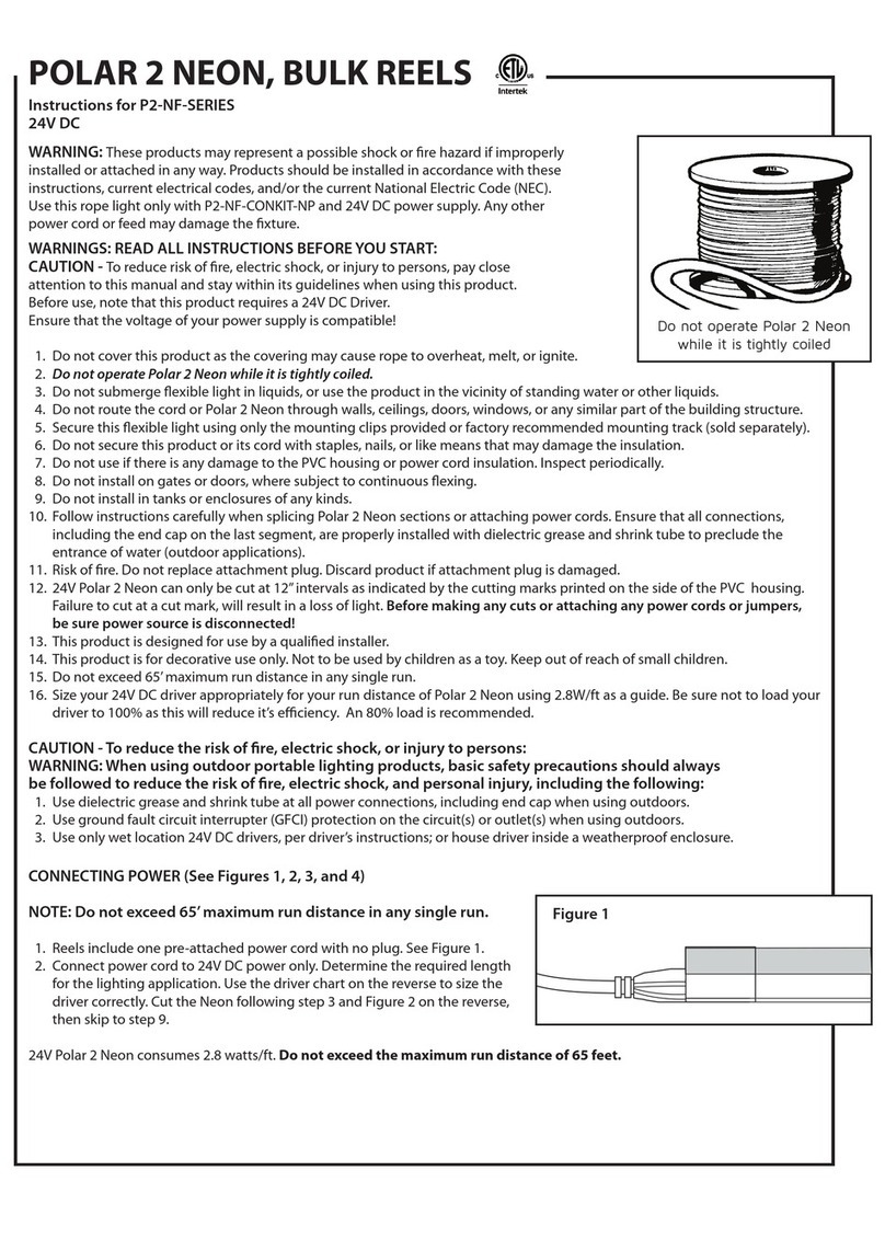 LedSpot P2-NF Series instructions
